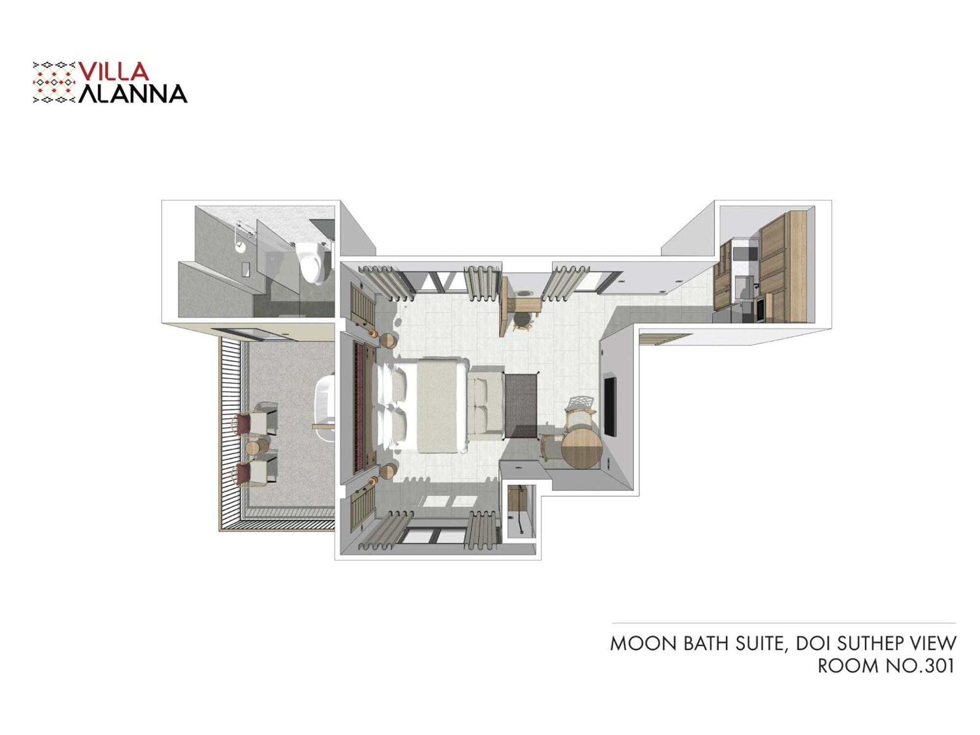 Villa Alanna شيانغ ماي الغرفة الصورة