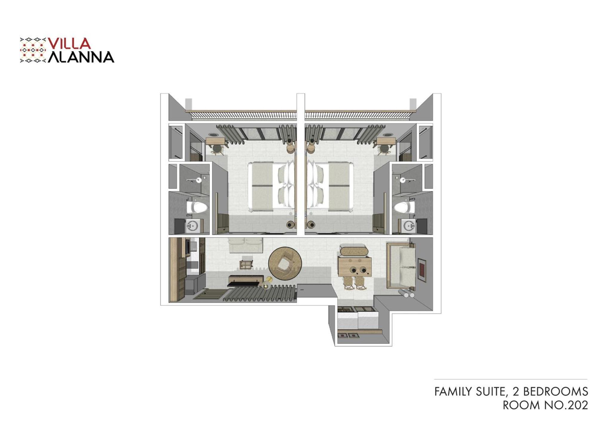 Villa Alanna شيانغ ماي الغرفة الصورة